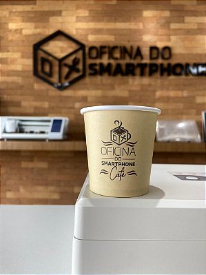 Copinho de café personalizado 100ml - Oficina do Smartphone