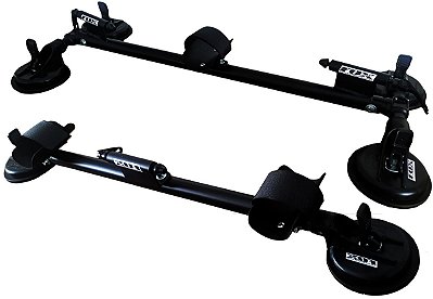 Rack Transbike de Teto 3 bicicletas com 6 Ventosas Fox