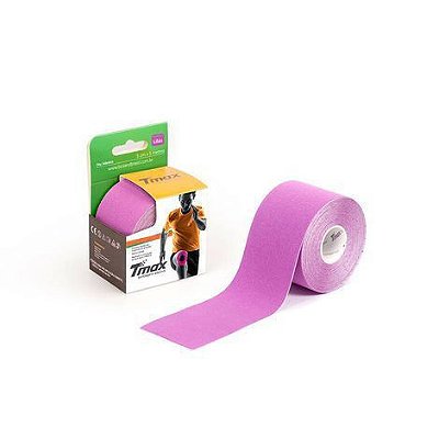 Bandagem Elástica Kinésio Tape Tmax 5m x 5cm Lilás