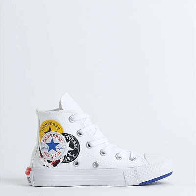 all star branco kids