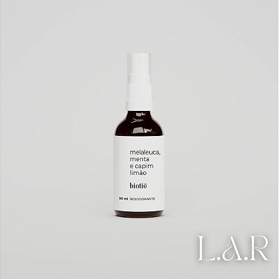 Desodorante Spray Natural Melaleuca, Menta e Capim-limão _ BIOTIÊ