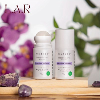 Desodorante Natural Lavanda Verbena Roll On 50ml _ Herbia Cosméticos
