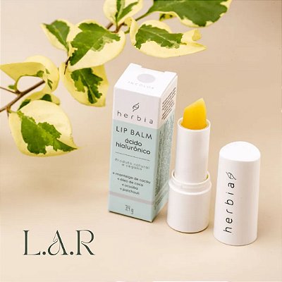 Lip Balm Incolor Ácido Hialurônico 3,4 g _ Herbia
