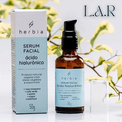 Sérum Facial com Ácido Hialurônico 50 g _ Herbia Cosméticos
