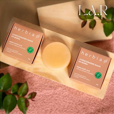 Condicionador Natural Sólido  Hidratação Leve 50 g _ Herbia