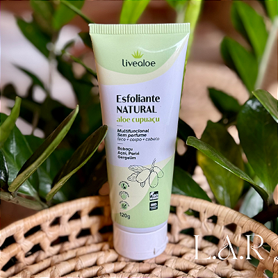 Esfoliante Natural Aloe Cupuaçu 120 g _ Livealoe
