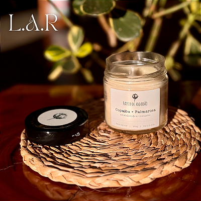 Vela Natural Copaíba e Palmarosa 190 g