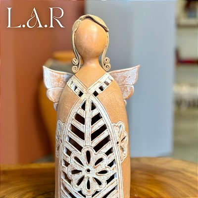 Luminária Anjo de Barro