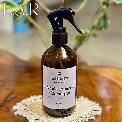 Home Spray Hortelã-pimenta e Eucalipto 250ml - Foco e Produtividade