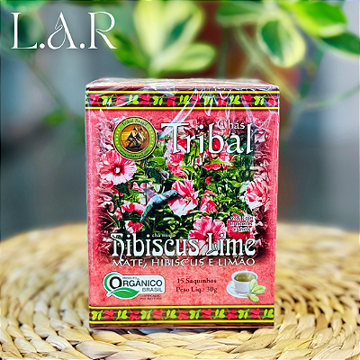 Chá Orgânico Hibiscus Lime - Tribal Brasil