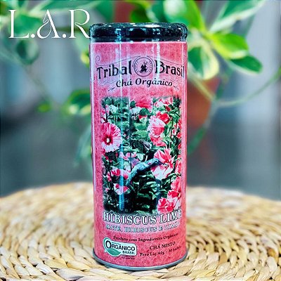 Chá Orgânico Hibiscus Lime Lata - Tribal Brasil
