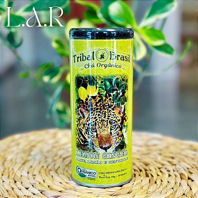 Chá Orgânico Lemon Ginger Lata - Tribal Brasil