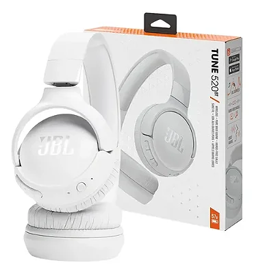 JBL, Fone de Ouvido On ear, Tune 520BT - Branco