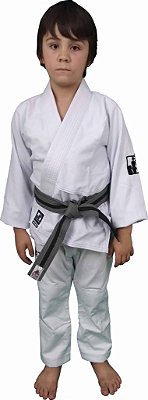 Kimono Checkmat Juvenil Trançadinho Branco