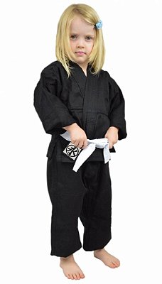 Kimono Infantil Universal Preto