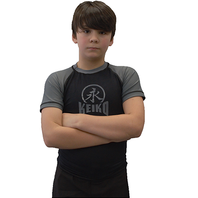 Rashguard Infanto Juvenil Cinza