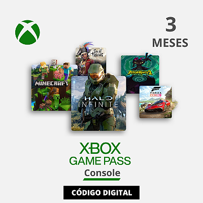 Gift Card Xbox Game Pass 3 Meses Brasil - Código Digital
