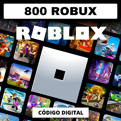 Gift Card Roblox 800 Robux - Código Digital