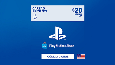 Gift Card Psn 20 Dólares USA - Código Digital