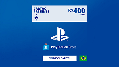 Gift Card Psn 400 Reais Brasil - Código Digital