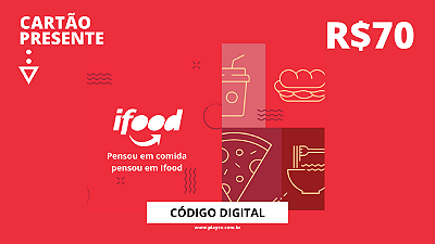 Gift Card Ifood Restaurante 70 Reais - Código Digital