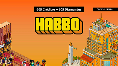 Habbo 605 Moedas + 605 Diamantes - Código Digital