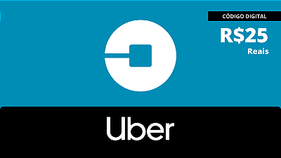 Gift Card Uber 25 Reais - Código Digital