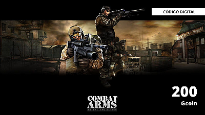 Cash Combat Arms 200 Gcoin - Código Digital