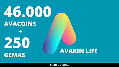 250 Gemas + 46.000 Avakin Life Avacoins - Código Digital