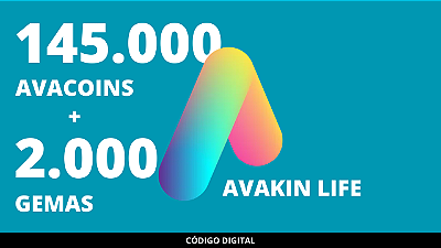 2.000 Gemas + 145.000 Avakin Life Avacoins - Código Digital