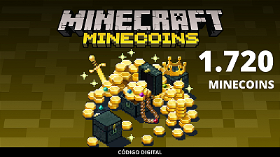 1.720 Minecoin Minecraft - Código Digital