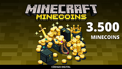 3.500 Minecoin Minecraft - Código Digital