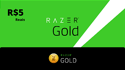 Gift Card Razer Gold 5 Reais Brasil - Código Digital