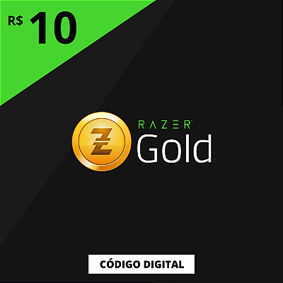 Gift Card Razer Gold 10 Reais Brasil - Código Digital