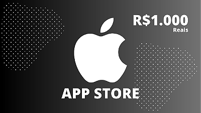 Gift Card App Store 1.000 Reais - Código Digital