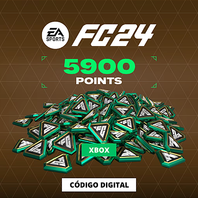 EA SPORTS FC 24 - 5.900 FC Points Xbox - Código Digital