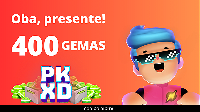 400 PK XD Gemas Código Digital Brasil