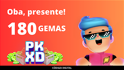 180 PK XD Gemas Código Digital Brasil