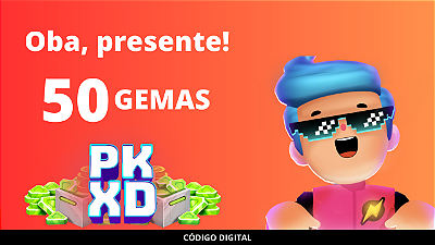50 PK XD Gemas Código Digital Brasil