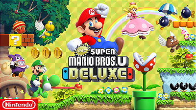 New Super Mario Bros. U Deluxe Mídia Digital Nintendo Switch