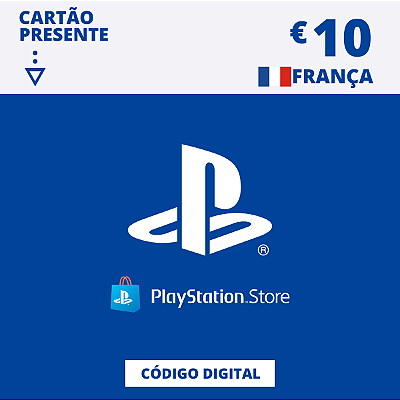Gift Card Playstation Store 10 Euros França - Código Digital