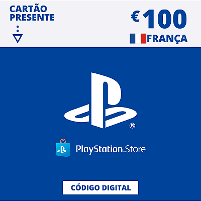 Gift Card Playstation Store 100 Euros França - Código Digital