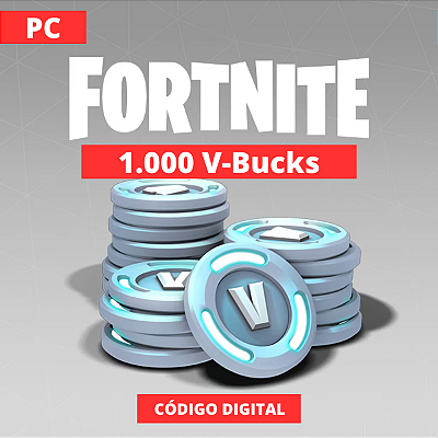 Fortnite 1.000 V-Bucks PC Epic Games - Código Digital