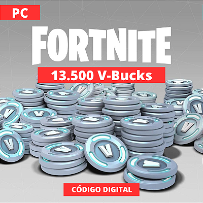 Fortnite 13.500 V-Bucks PC Epic Games - Código Digital