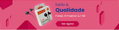 Fone de Ouvido - P2 - Intra-Auricular com Microfone - Hmaston/Relog's - EJ-S8