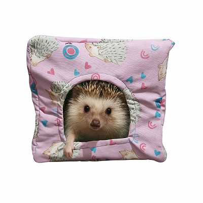 Toca para Ouriços/HedgeHog - Estampa Rosa