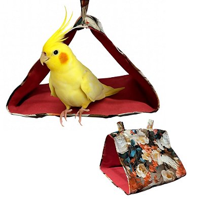 Cabana para Calopsitas - Estampa Cacatua
