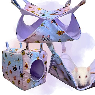 Kit 3 peças de Rede para Rato Twister - Selecione a estampa