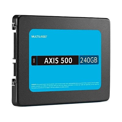 SSD 240GB SATA 3 AXIS 500 SS200 PRETO MULTILASER