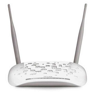 ROTEADOR E MODEM TD-W8961N 300MBPS 2 ANTENAS BRANCO TP-LINK.